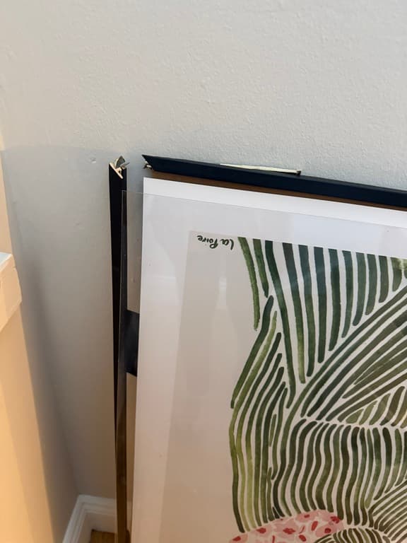 I have just taken the picture out of the box to hang it’s completely broken after spending so much money on this to look nice on my main wall its so upsetting. Its my first experience of shopping with you and i am feeling so disappointed ☹️ could someone please help me resolve this issue asap please as i have a viewing of my flat this Friday and wanted it to look nice&nbsp;