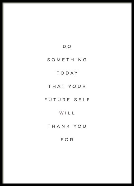 Your Future Self Poster in the group Prints / Text posters at Desenio AB (10505)