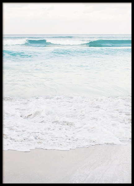 Dreamy Pastel Beach No1 Poster in the group Prints / Nature prints / Tropical at Desenio AB (10630)