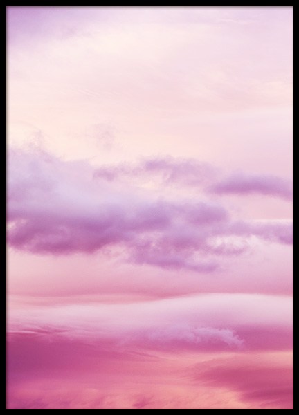 Pink Sunset Poster