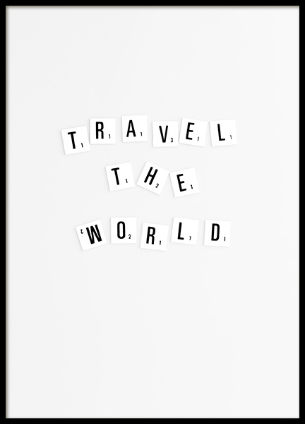 Travel Poster in the group Prints / Text posters at Desenio AB (10863)