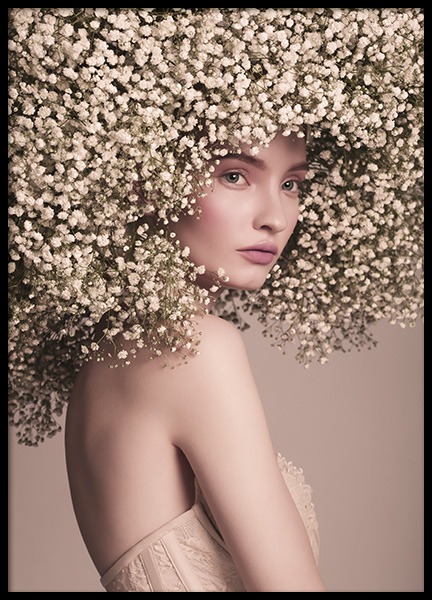 Flower Hair Poster in the group Prints / Photographs at Desenio AB (10995)