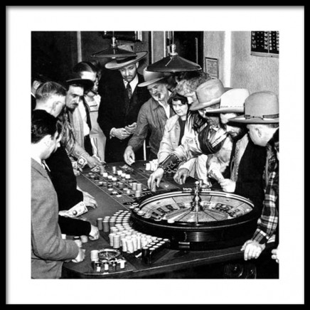 Wooing Lady Luck Poster in the group Prints / Black & white at Desenio AB (11681)