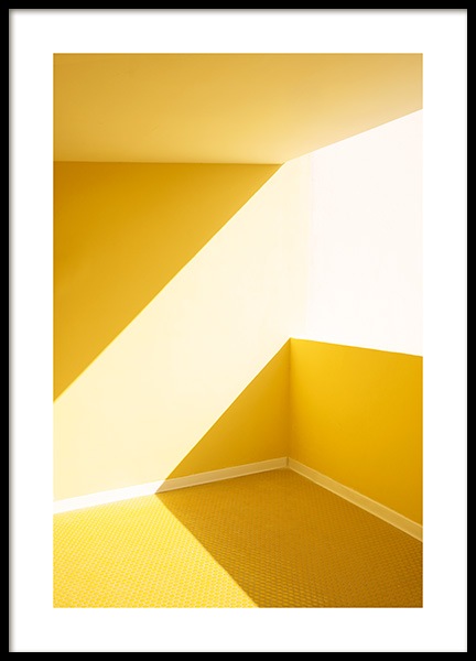 Yellow Balcony Poster