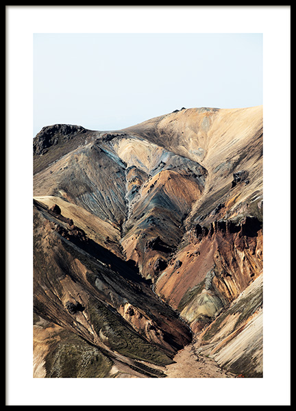 Mountain Colors Poster in the group Prints / Nature prints at Desenio AB (13366)