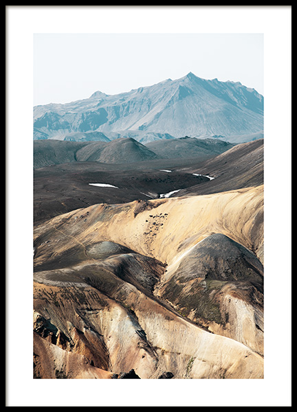 Mountain Structure Poster in the group Prints / Nature prints at Desenio AB (13371)