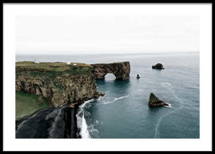 Aerial View of Dyrholaey Poster in the group Prints / Nature prints at Desenio AB (13378)