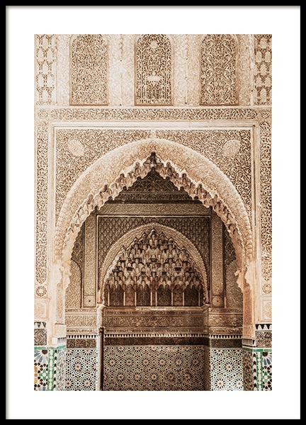 Temple of Marrakech No1 Poster in the group Prints / Photographs at Desenio AB (14229)