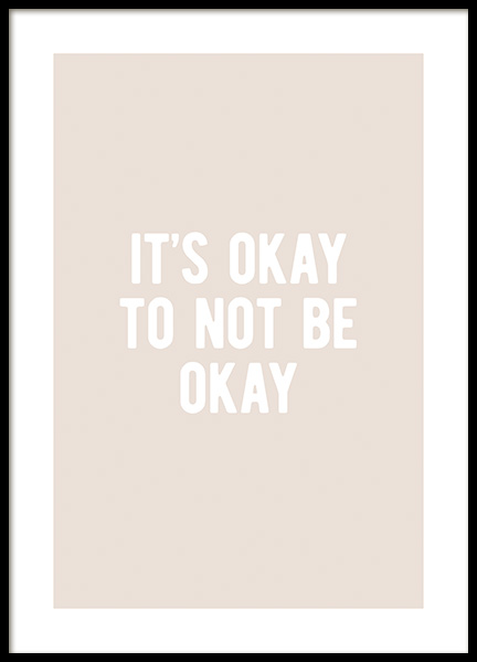 It's Okay Poster