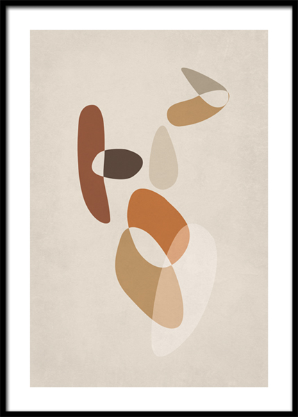 Body Shapes No1 Poster in the group Prints / Graphical at Desenio AB (14885)