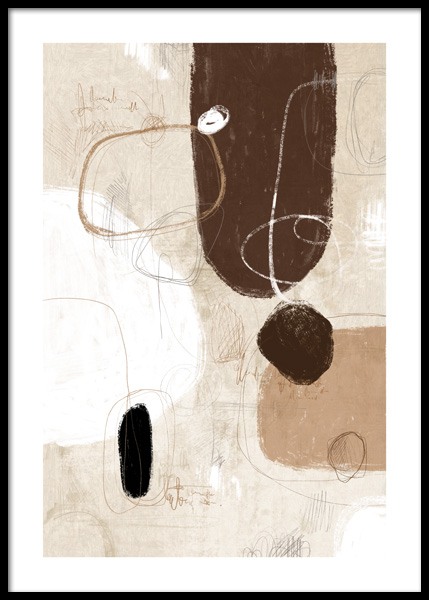 Art Shapes No1 Poster in the group Prints / Art prints at Desenio AB (14889)