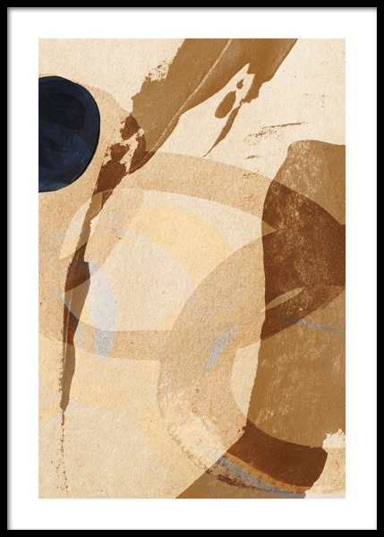 Umber Abstraction No2 Poster in the group Prints / Art prints at Desenio AB (14892)