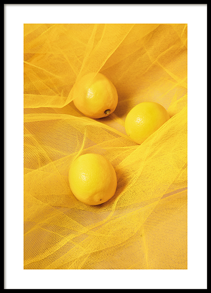 Tulle and Lemons Poster