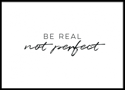 Be Real Poster