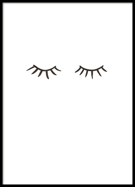 Eyelashes, Posters