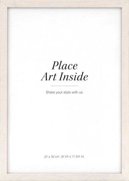 Wood frame light, 21x30