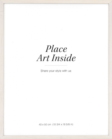 Wood frame light, 40x50