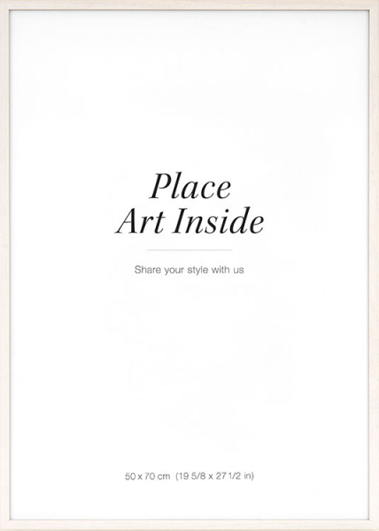 Wood frame light, 50x70