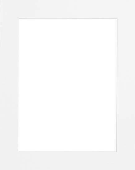 Picture mount white, 40x50