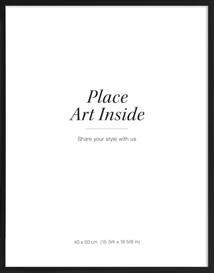Black picture frame, 40x50