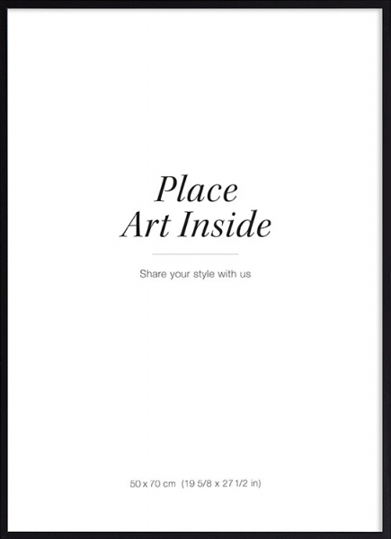 Black picture frame, 50x70