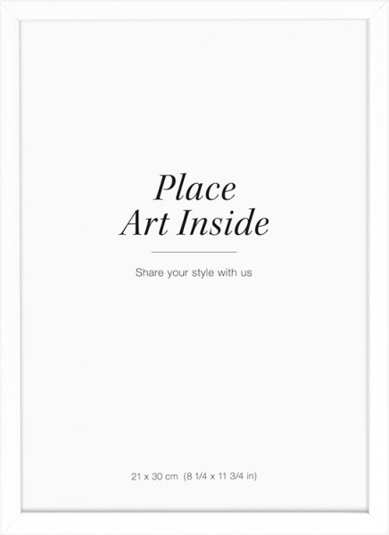 White picture frame, 21x30