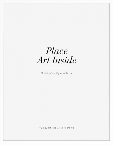 White picture frame, 40x50