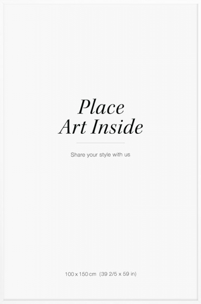 White picture frame, 100x150