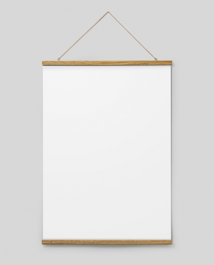  - Oak poster hanger with magnet fastening, 71 cm