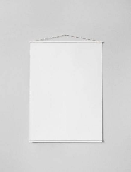 Moebe Poster hanger 50cm, white / Poster hanger at Desenio AB (PHWH50B)