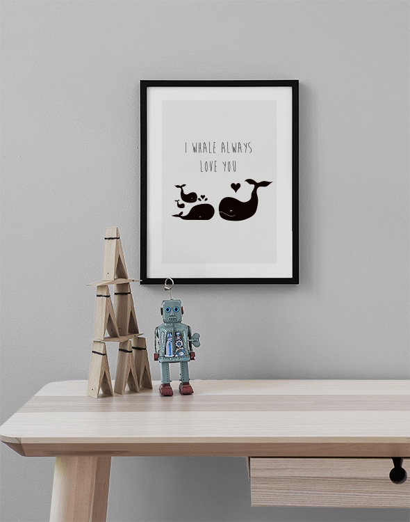I Whale Always Love You Poster