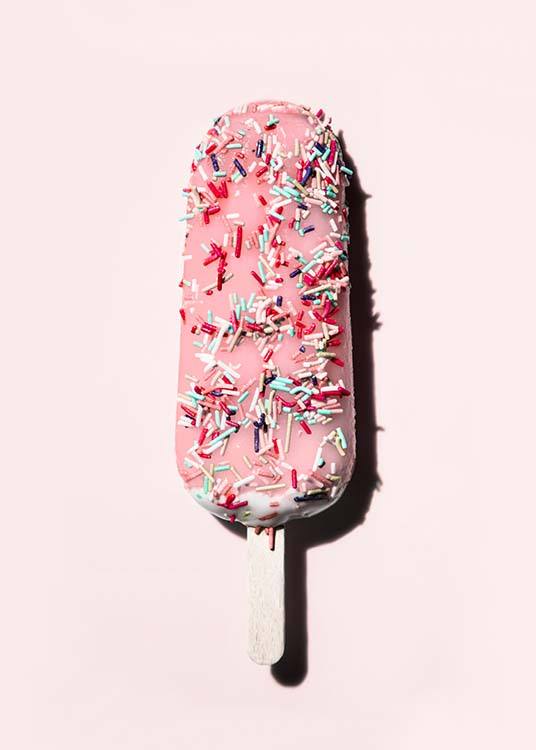 Pink Popsicle Poster / Kitchen at Desenio AB (10264)
