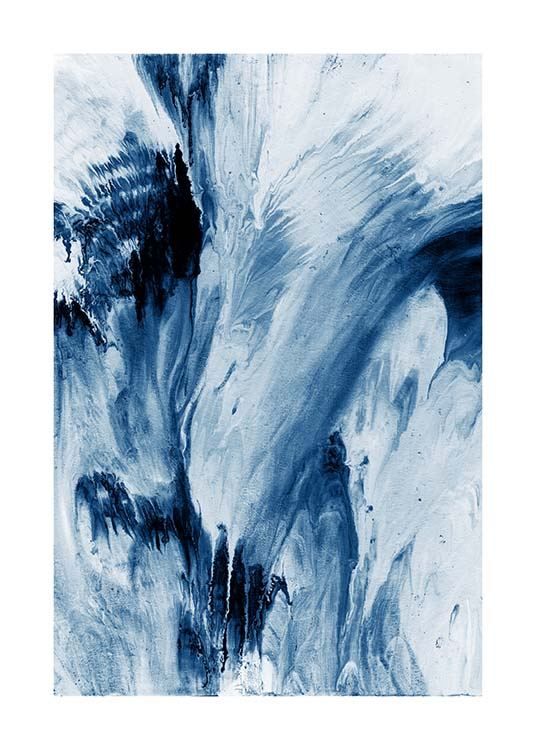 Abstract Blue Poster / Art prints at Desenio AB (10273)