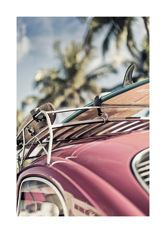 Vintage Surf Car Poster / Photographs at Desenio AB (10644)