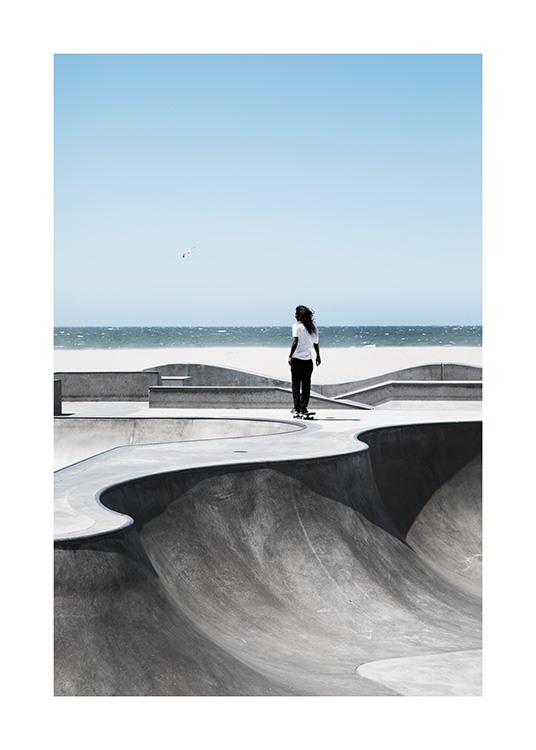Venice skater Poster / 50x70 cm | 19 ⅝ x 27 ½ in at Desenio AB (10782)