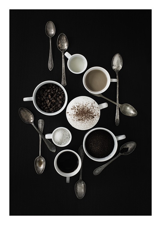 Coffee Still Life Poster / Kitchen at Desenio AB (10823)