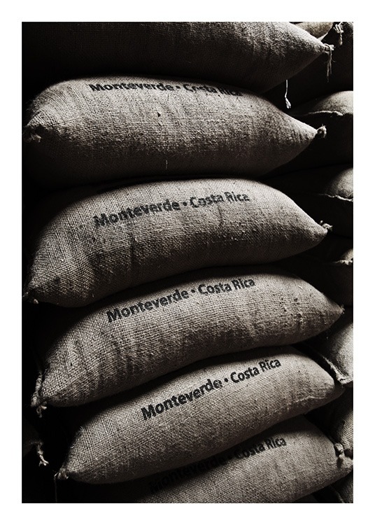 Coffee Bean Bags Poster / Kitchen at Desenio AB (10826)