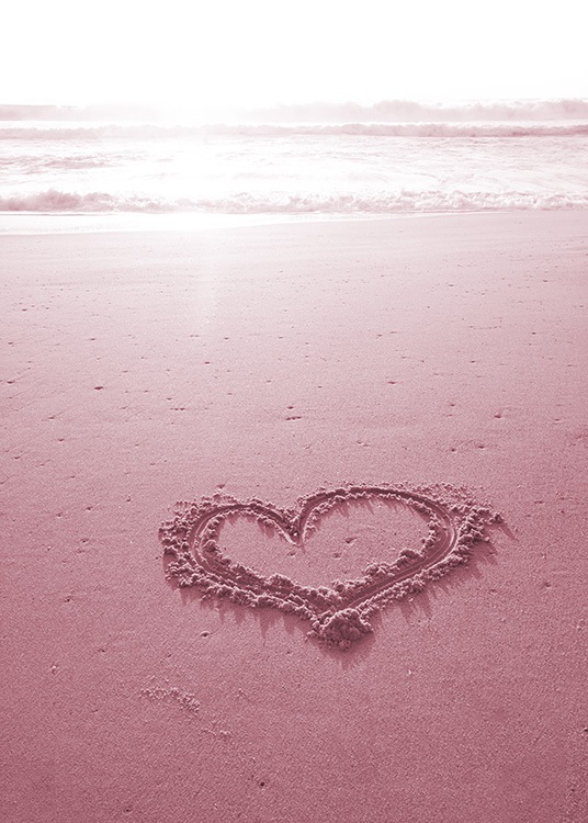 Пляж сердце