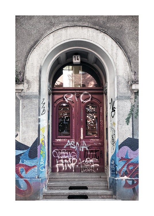 Graffiti Poster / Architecture at Desenio AB (11411)