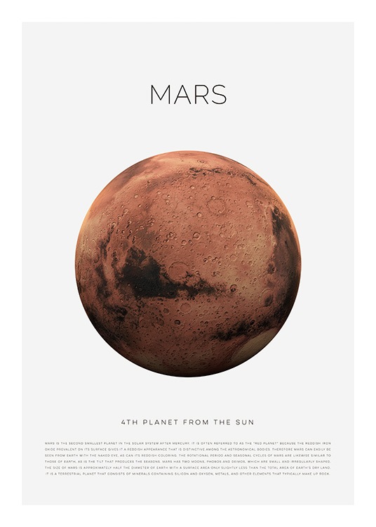 Planet Mars Poster