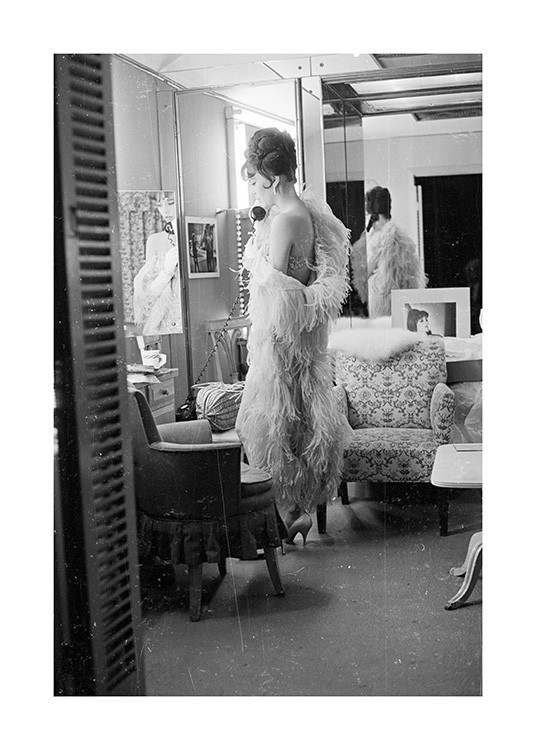 Natalie Wood Poster / Black & white at Desenio AB (11971)