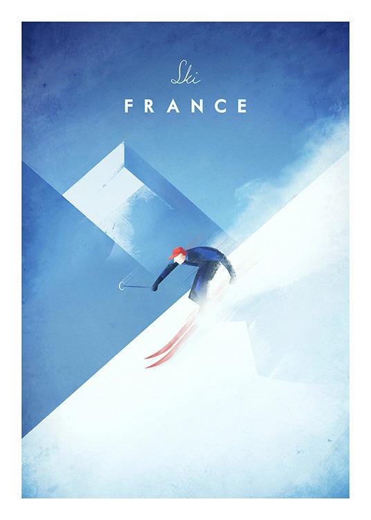 Ski France Poster