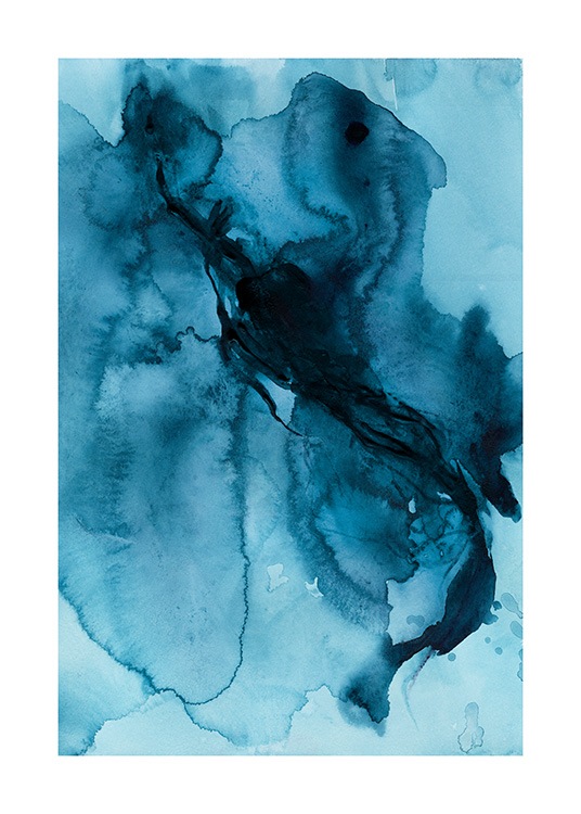 Abstract Watercolor No2 Poster