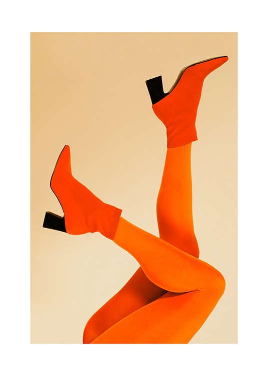 Orange Legs Poster / Photographs at Desenio AB (12402)