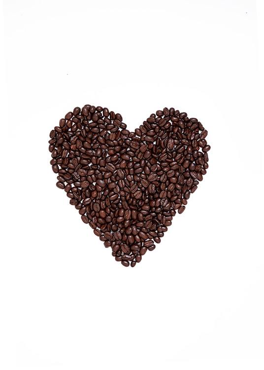 Coffee Heart Poster / Kitchen at Desenio AB (12714)