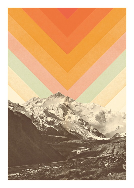 Mountainscape No1 Poster / Retro & vintage at Desenio AB (13922)