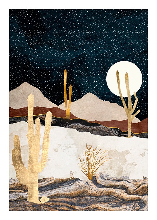 Desert View Poster