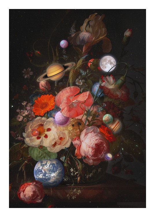 Bouquet Of Planets Poster