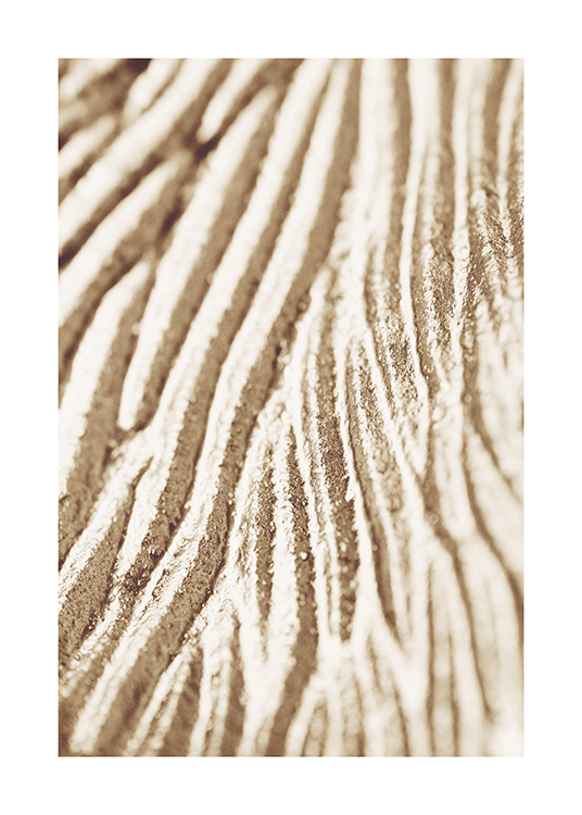  – Photograph up close of texture in gold with pleats