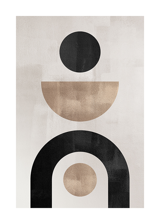 Berlin Shapes No1 Poster